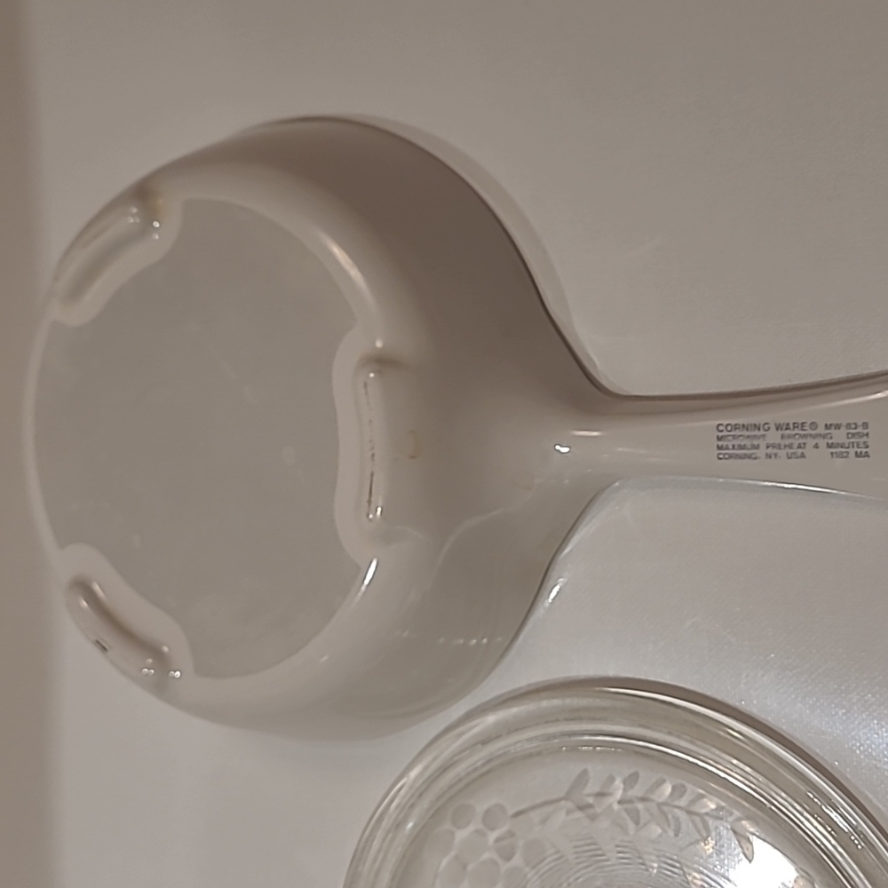 Corningware MW-83-B USA microwave browning dish /skillet saucepan 1182 MA - Picture 2 of 8